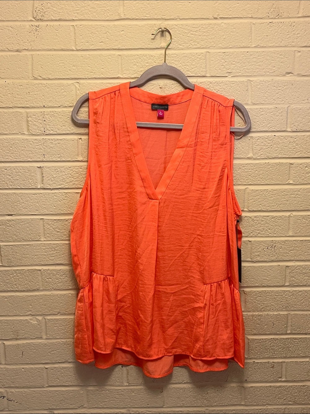 Vince Camuto Coral Sleeveless Top. Sz XL